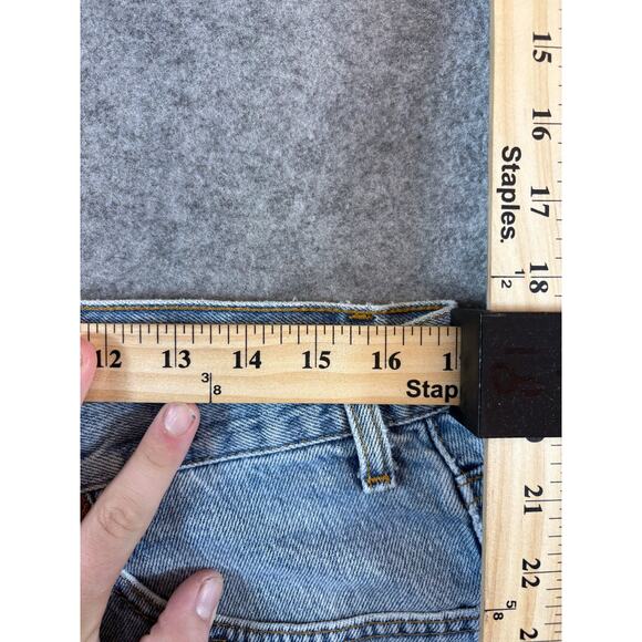 Vintage 90s Levis 550 Relaxed Straight Jeans Mens 33x30.5 Blue Red Tab Grunge - Picture 5 of 9